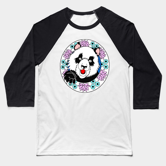 Panda Love Baseball T-Shirt by imphavok